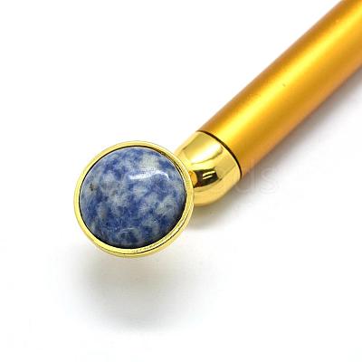 Natural Blue Spot Jasper Electric Massage Sticks G-E515-13N-1