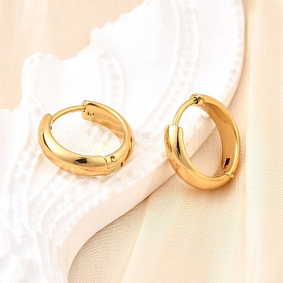 304 Stainless Steel Hoop Earrings EJEW-Z123-01B-G-1