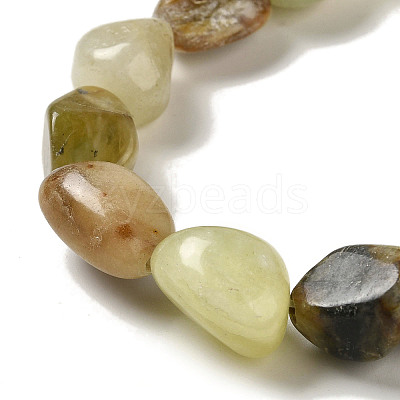 Natural Xiuyan Jade Beads Strands G-B078-D19-04-1