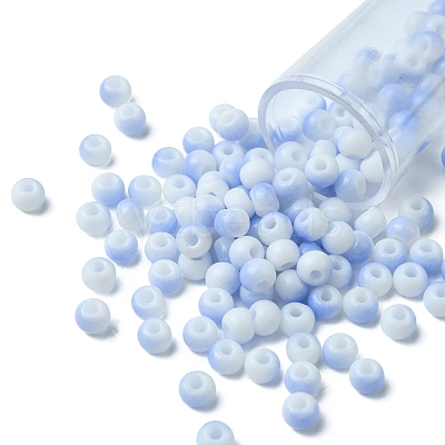 6/0 Opaque Glass Seed Beads SEED-YW0002-13E-1