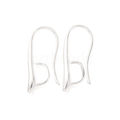 Brass Earring Hooks LS-KK-H502-11S-01-1
