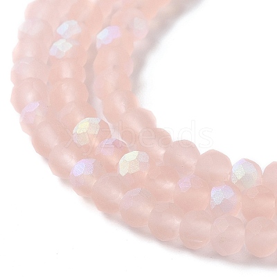 Transparent Glass Beads Strands EGLA-A034-T4mm-MB22-1