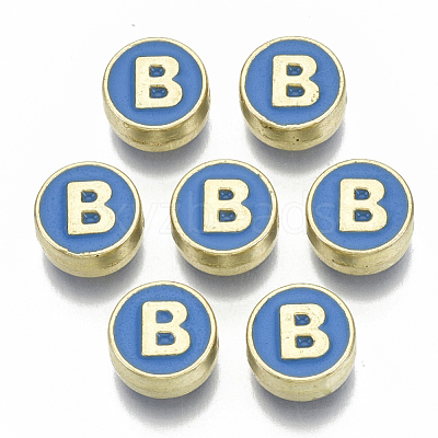 Alloy Enamel Beads ENAM-S122-028B-NR-1