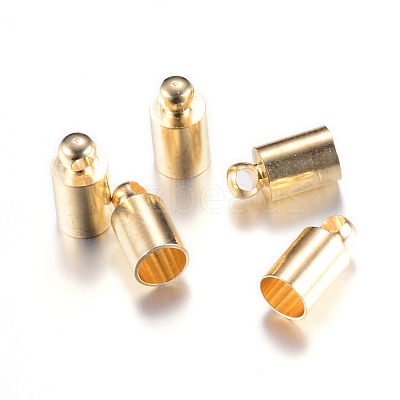 Brass Cord Ends KK-R001-08-LG-1