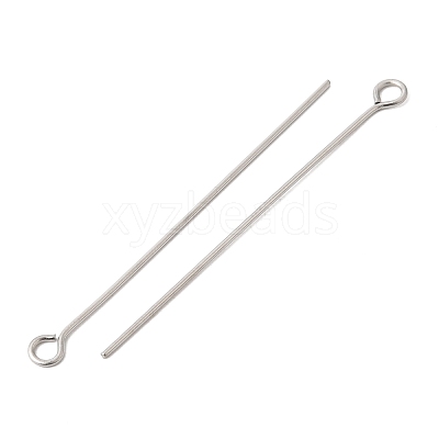 Non-Tarnish 304 Stainless Steel Eye Pin X-STAS-R045-45mm-1
