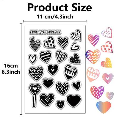 Plastic Stamps DIY-WH20018-0274-1