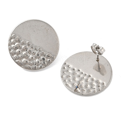 304 Stainless Steel Stud Earrings Findings EJEW-R151-01P-03-1