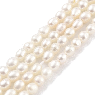 Natural Cultured Freshwater Pearl Beads Strands PEAR-P062-03C-1