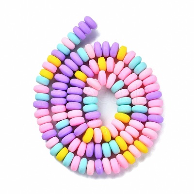 Handmade Polymer Clay Beads Strands CLAY-N008-008M-1