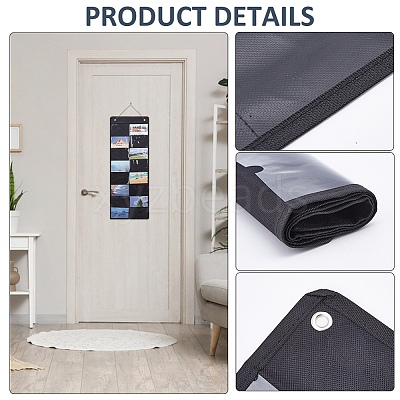 2Pcs 2 Styles 16 Grids Oxford Fabric Jewelry Rolls for Sunglasses DIY-FH0010-75-1