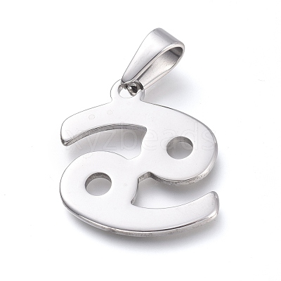 Non-Tarnish 304 Stainless Steel Pendants STAS-L210-06H-P-1