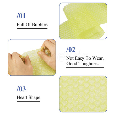 PE Heart Bubble Out Bags FIND-TAC0036-059H-1