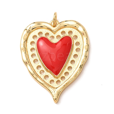 Brass Pendants KK-CBA2F11-14G-01-1