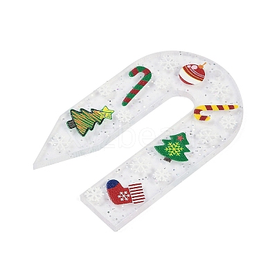 Christmas Theme Acrylic Pendants OACR-Q100-06A-1