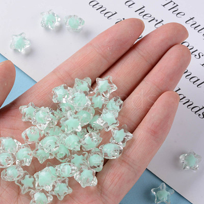 Transparent Acrylic Beads TACR-S152-01A-SS2111-1