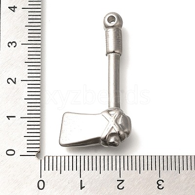Anti-Tarnish 304 Stainless Steel Pendants STAS-I321-16P-1