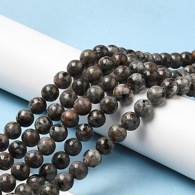 Natural Fluorescent Syenite Rock(Glow under UV Light) Beads Strands G-K340-A05-04-1