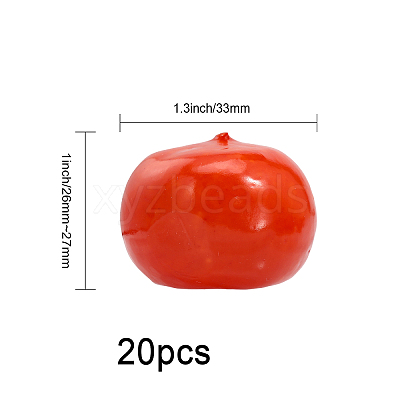 Mini Foam Simulation Fruit AJEW-WH0033-48C-1