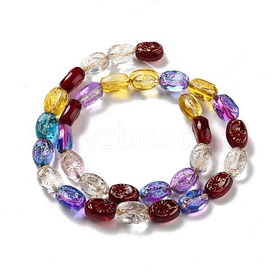 Transparent Glass Beads Strands GLAA-F114-05D-1