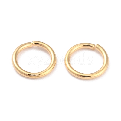 Rack Plating Brass Open Jump Rings X-KK-O139-18Q-G-1