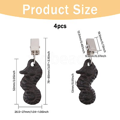 Iron Tablecloth Weights AJEW-WH0248-676-1