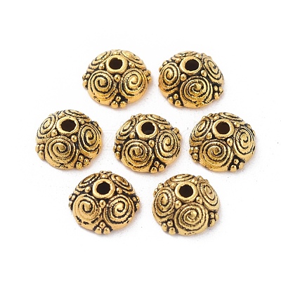 Alloy Bead Caps PALLOY-EA9034Y-AG-1