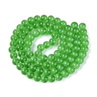 Transparent Glass Imitation Cat Eye Beads Strands GLAA-Q110-01C-08-1