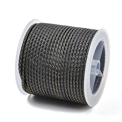 11M Polyester Braided Cord with Cotton Core & Metallic Thread OCOR-Z006-01-10-1
