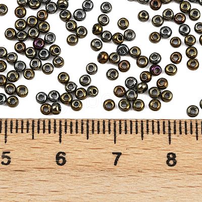 12/0 Grade A Round Glass Seed Beads SEED-Q008-F602-1
