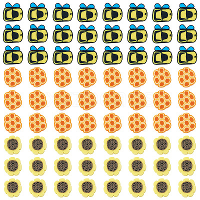 90G Handmade Polymer Clay Beads CLAY-TA0002-06-1