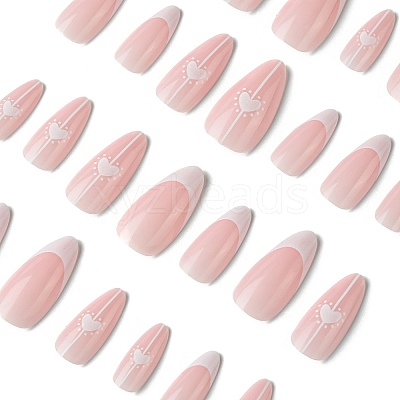 ABS Plastic Full Cover Press On False Nails DIY-CJC0006-12A-1
