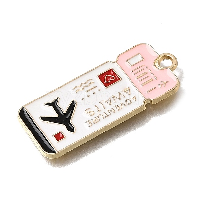 Alloy with Enamel Pendants AL-CBA91FD-01F-1