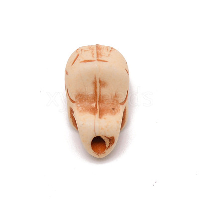 Opaque Acrylic Beads SACR-WH0006-02B-1