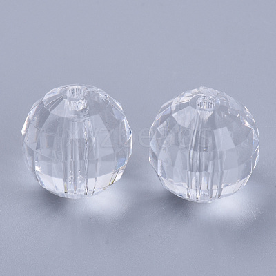 Transparent Acrylic Beads TACR-Q254-12mm-V01-1