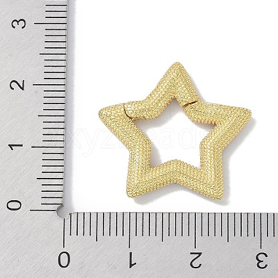 Rack Plating Brass Micro Pave Cubic Zirconia Twister Clasps KK-NH0002-14G-02-1