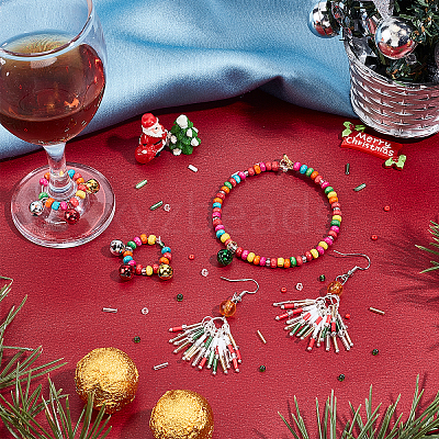 Christmas Theme DIY Jewelry Kits DIY-WH0223-92-1