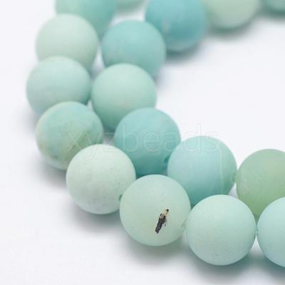 Natural Amazonite Beads Strands G-K209-03A-12mm-1