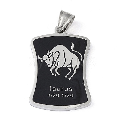 304 Stainless Steel Pendants STAS-O008-01D-1