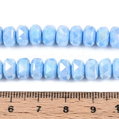 Anti-Tarnish Electroplate Glass Beads Strands GLAA-T025-8mm-11A-1