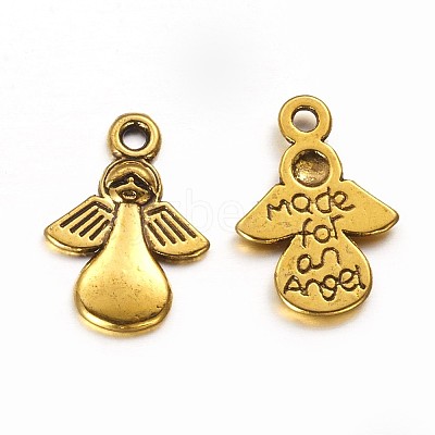 Tibetan Style Angel Alloy Pendants LS-TIBEP-A579-AG-NR-1