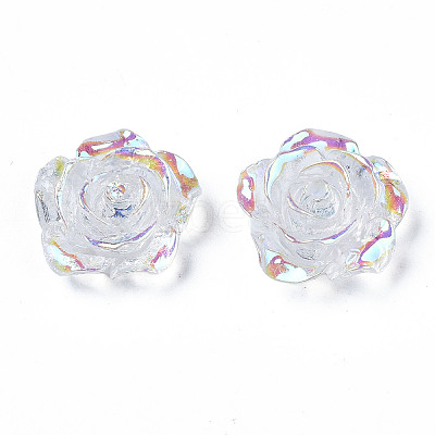 Transparent Resin Cabochons CRES-N030-001B-1
