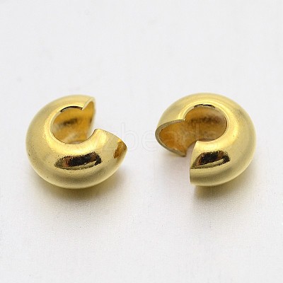 Mixed Style Iron Crimp Beads Covers IFIN-X0031-NR-1