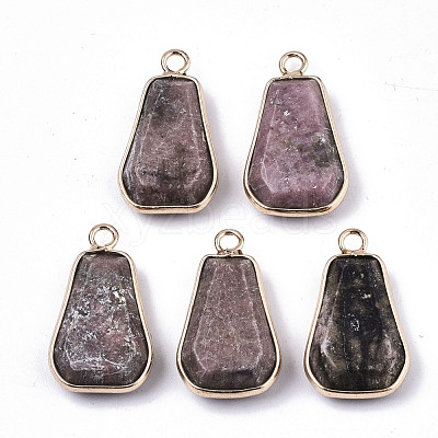 Natural Rhodonite Pendants G-N326-43A-1