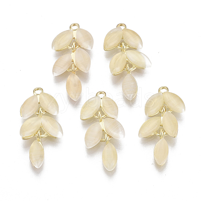 Cat Eye Pendants KK-R129-03-1