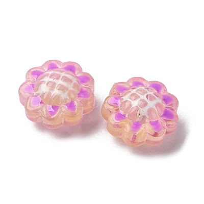 Glass Enamel Beads GLAA-C038-02H-1