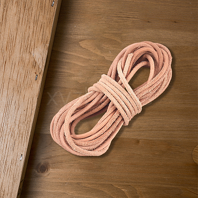 5M Cowhide Leather Cords for DIY Craft WL-GF0001-25B-03-1