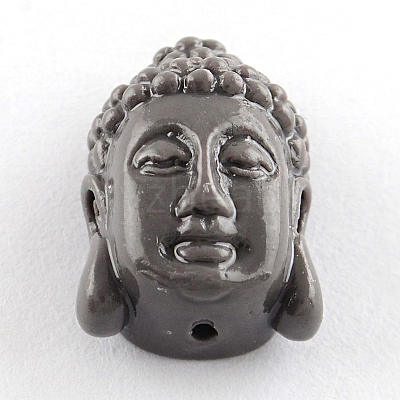 Dyed Buddha Head Synthetical Coral Beads X-CORA-R011-15-1