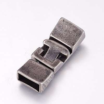 304 Stainless Steel Snap Lock Clasps STAS-F144-028AS-1
