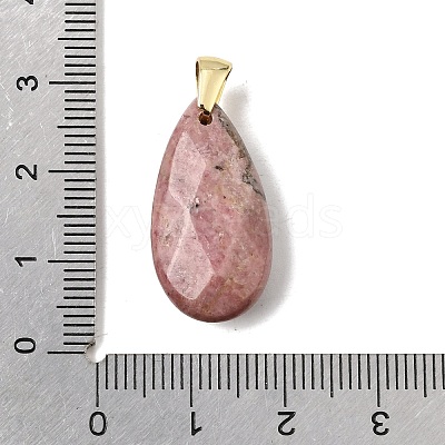 Natural Rhodonite Pendants G-C282-02F-1