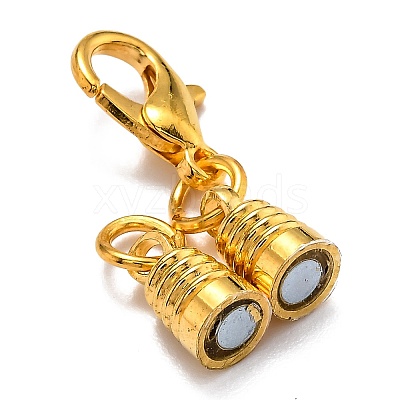 Brass Magnetic Clasps Converter KK-O134-03G-1